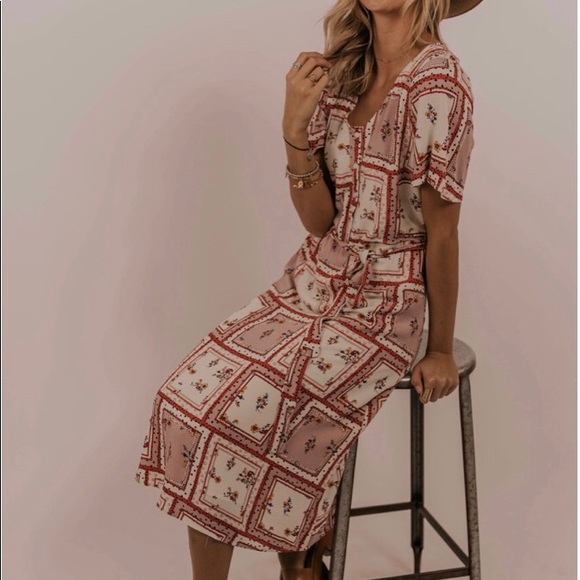 Roolee Dresses & Skirts - 🎉2xHP🎉 ROOLEE Button Midi Dress - NWT